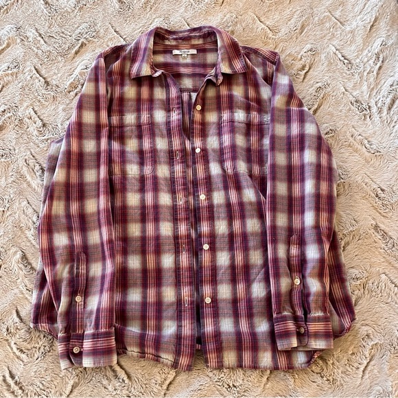 Madewell Ex-Boyfriend Button Down Shirt - Picture 7 of 11
